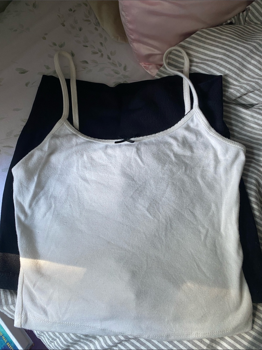 Garage White Spaghetti Strap Camisole